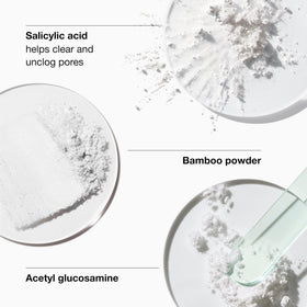 Clinique product held in hand to show size and travel-friendly benefit