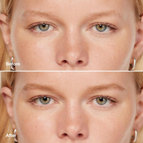 Clinique cream-to-powder texture close-up showing smooth blendability benefit
