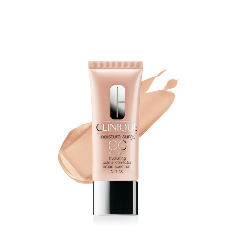 Clinique front packaging showing product tube and label benefit