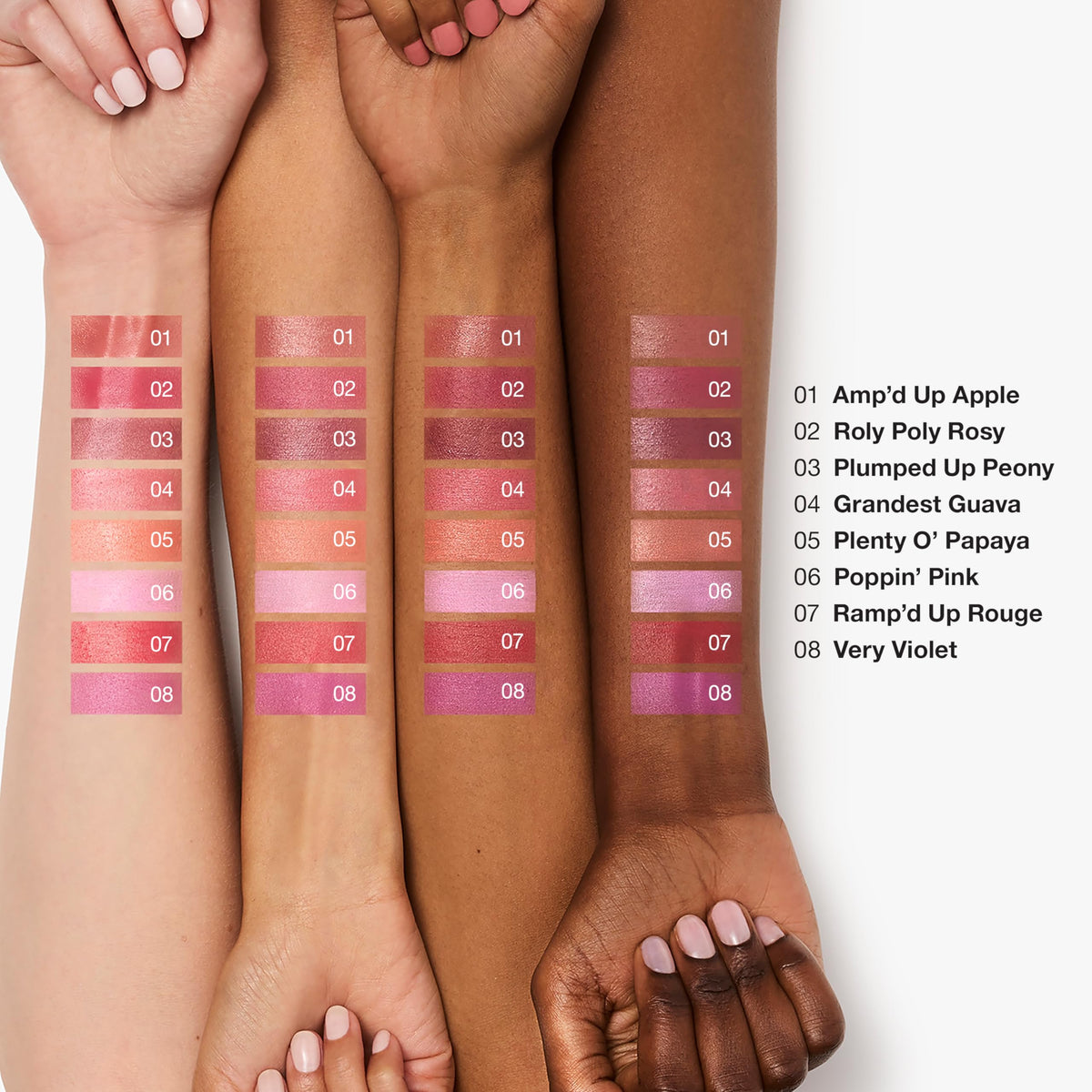 Clinique label and shade name visible for clear shade identification benefit