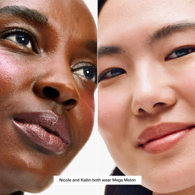 Clinique Chubby Stick with cap off showing retractable crayon and convenience benefit