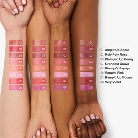 Clinique Chubby Stick applied on cheek demonstrating buildable rosy glow