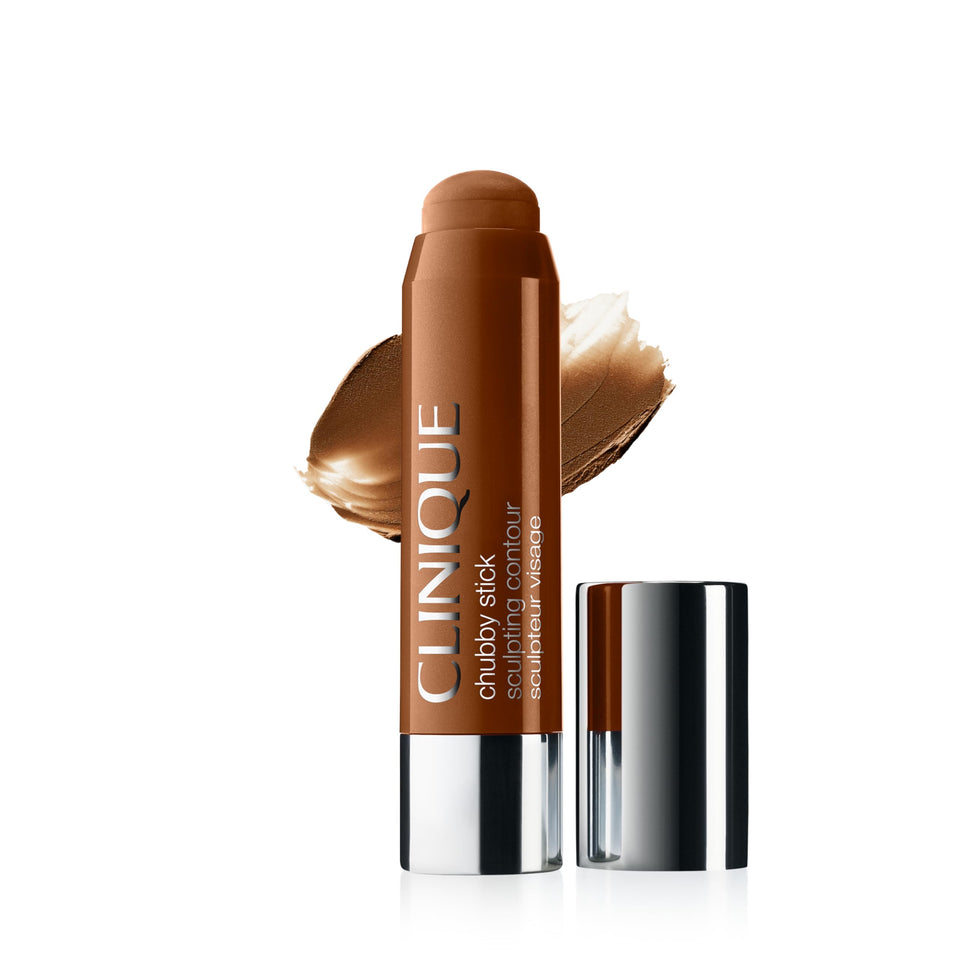 Clinique chubby stick front closed showing compact contour tool and convenience
