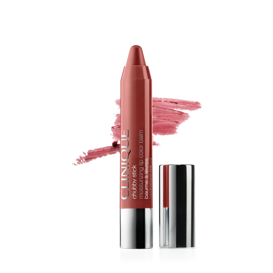 Clinique front packaging showing chubby stick and shade name for easy selection