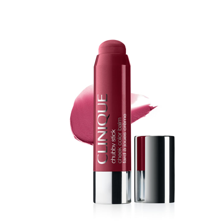 Clinique Chubby Stick front packaging showing product and shade benefits