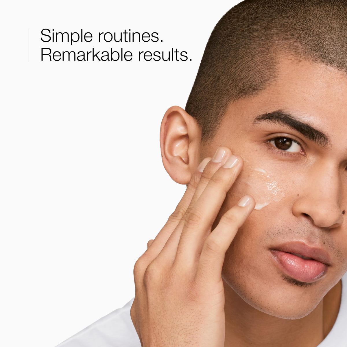 Clinique application on skin demonstrating matte, non‑greasy benefit