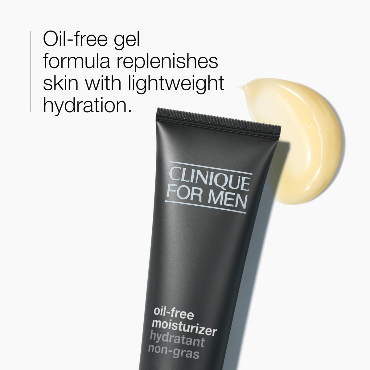 Clinique texture close-up revealing lightweight absorbent finish benefit