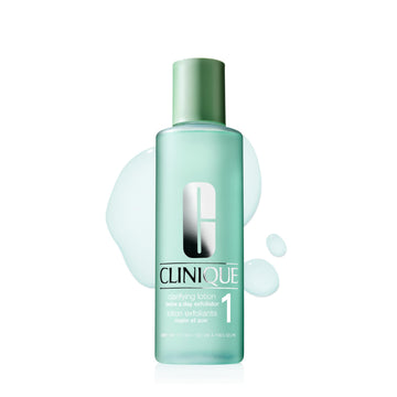 Clinique Clarifying Lotion 1 front bottle showing label and benefits