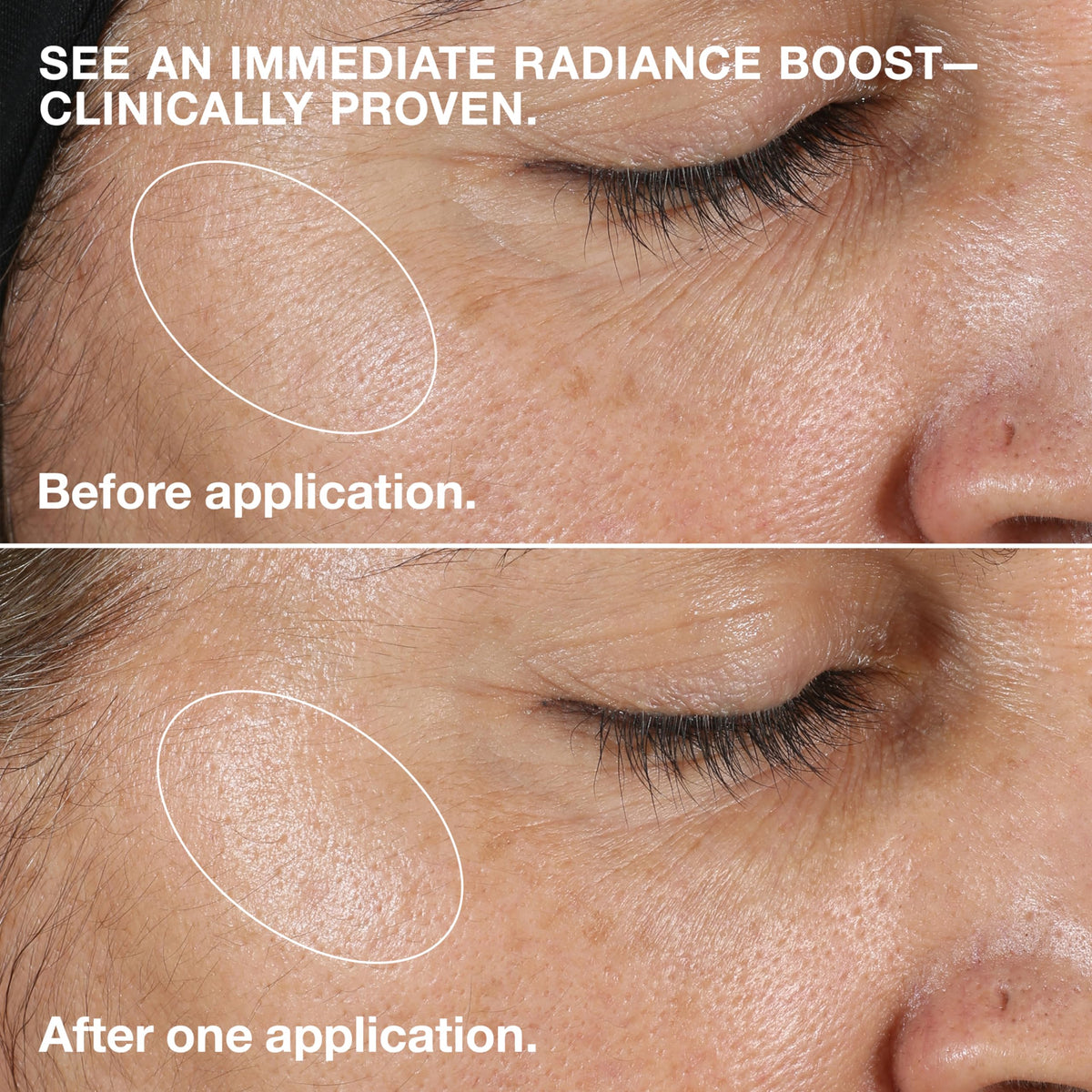 Cotton pad with lotion texture demonstrating Clinique exfoliation effectiveness
