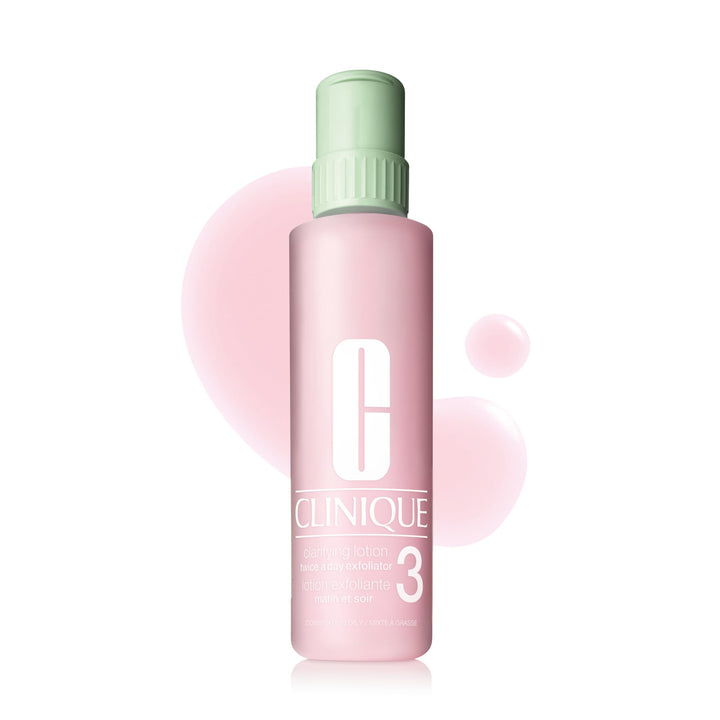 Clinique Clarifying Lotion 3 front bottle showing packaging and easy recognition benefits