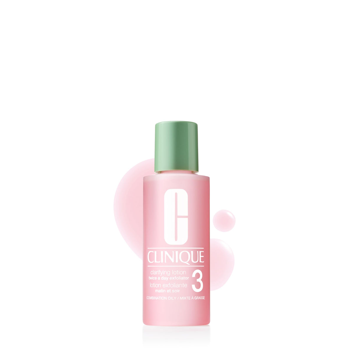 Clinique Clarifying Lotion 3 front bottle shows travel size and easy-to-use design