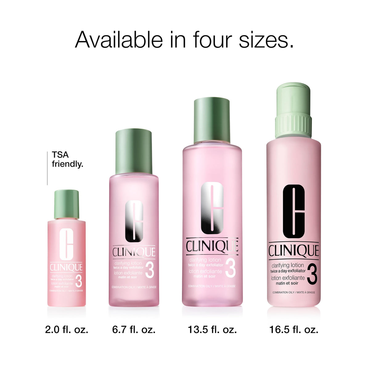 Back panel of Clinique Clarifying Lotion 3 displaying ingredient list for informed product choice