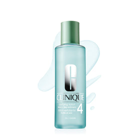 Clinique Clarifying Lotion 4 front bottle shows packaging and quick clarity benefits