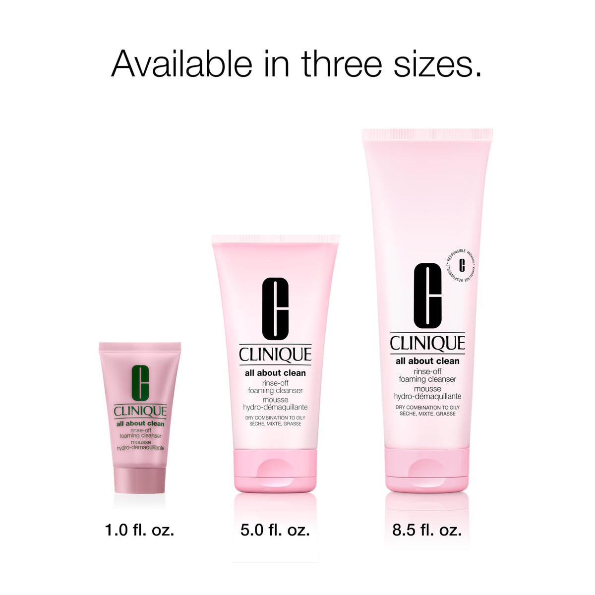Clinique cleanser rinsing face demonstrating effective removal of sunscreen