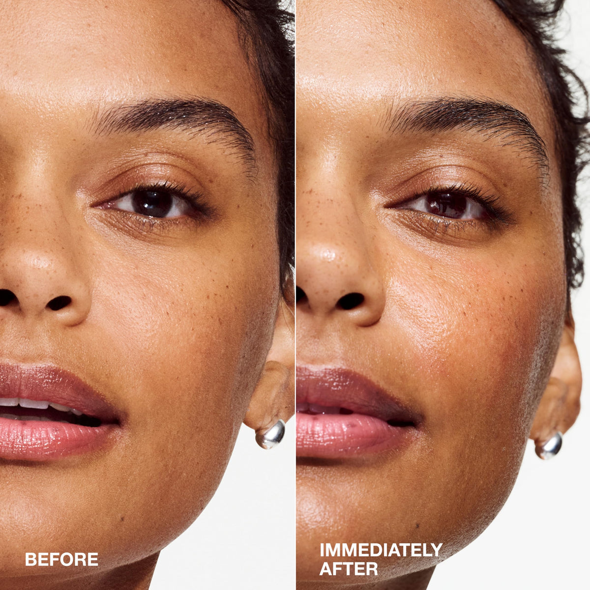 Clinique close-up droplet of milky texture highlighting fast-absorbing benefit