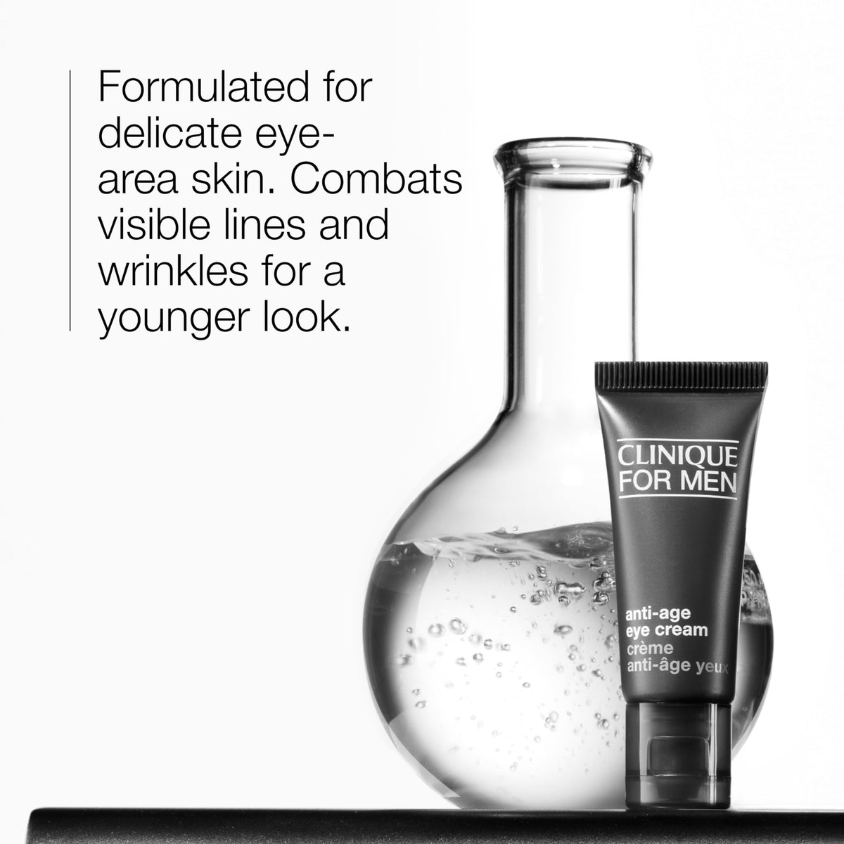 Clinique cream texture close-up showing smooth hydrating formula for quick absorption