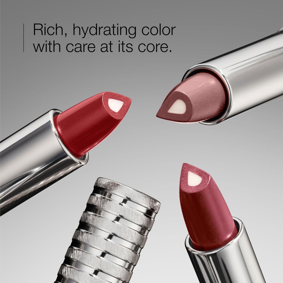 Clinique 3D pearl core cross-section showing sculpting effect and glow