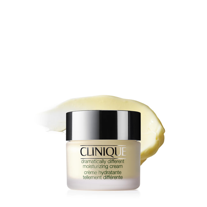 Clinique jar front packaging showing brand and product name with hydrating benefit