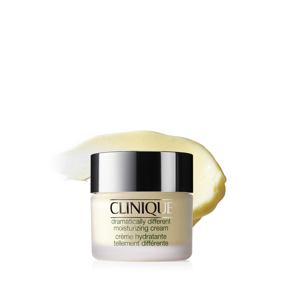 Clinique jar front packaging showing brand and product name with hydrating benefit
