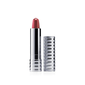 Clinique front packaging showing Raspberry Glace and benefit of long-lasting color