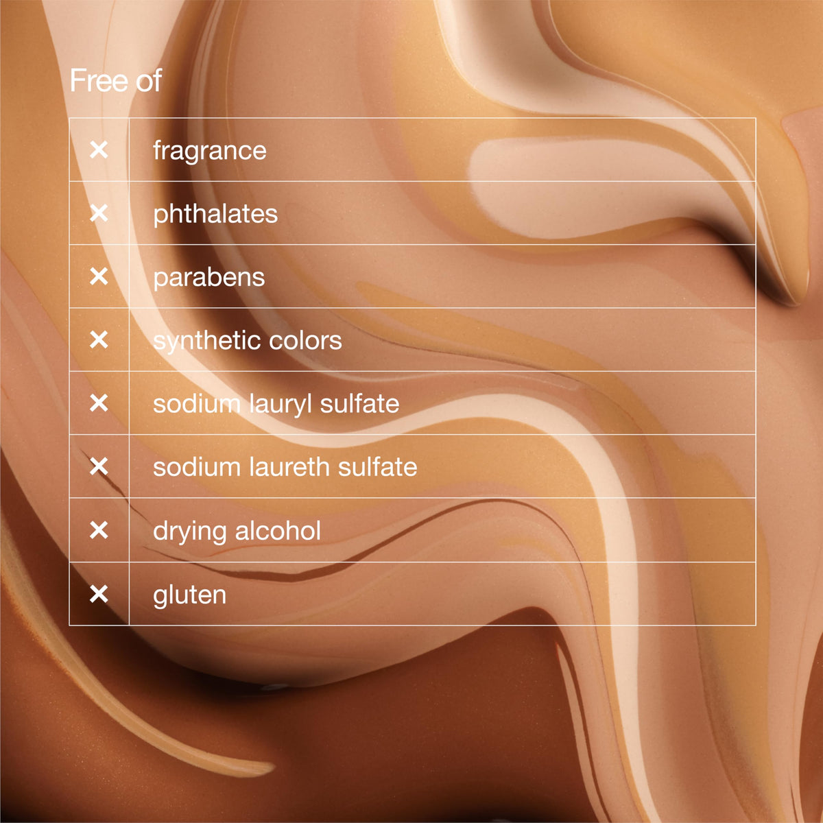 Clinique foundation lineup displaying multiple shades to help choose correct match