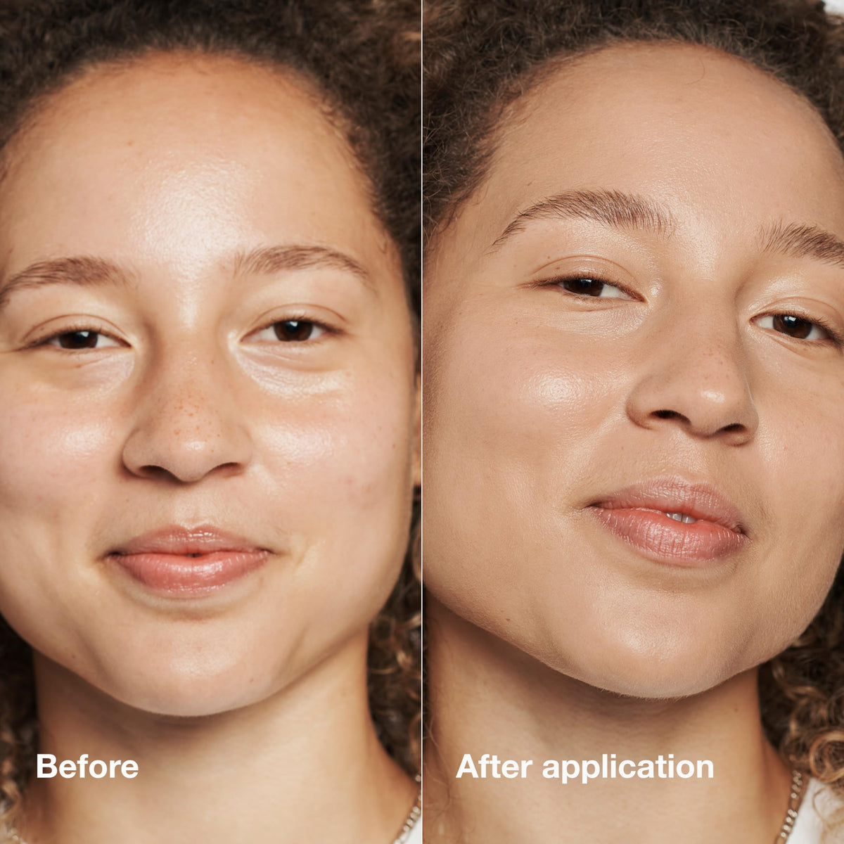 Clinique creamy texture close-up highlighting smooth blendability and hydration