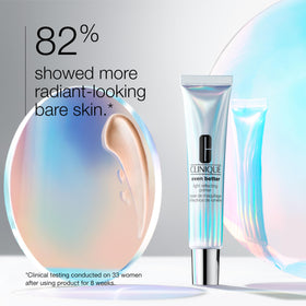 Clinique primer texture close-up highlighting lightweight hydration and glow