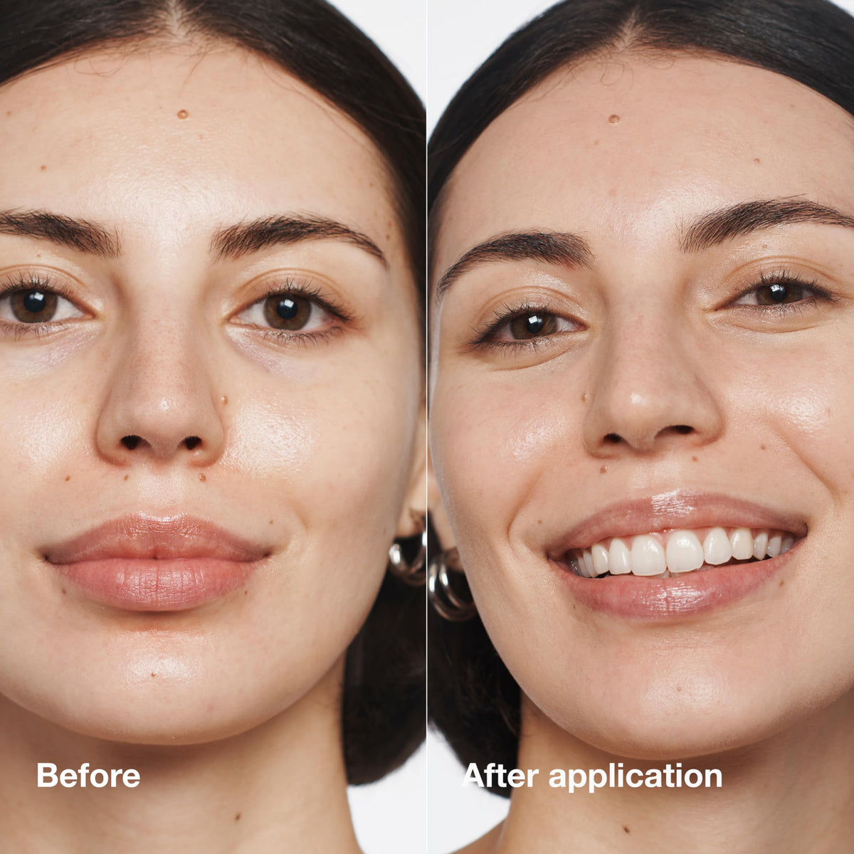 Clinique creamy foundation texture close-up highlighting smooth blendability