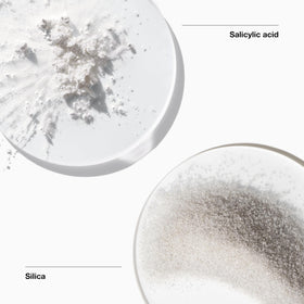 Clinique pouring action of scrub from tube onto hand, demonstrates easy application