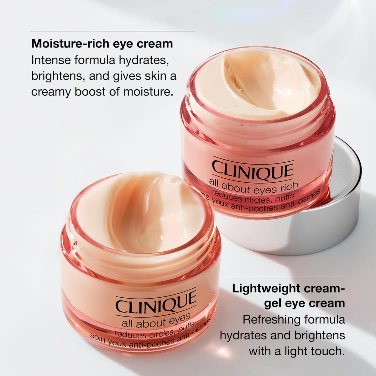 Clinique 1 ounce jar next to coin for scale and portability clarity