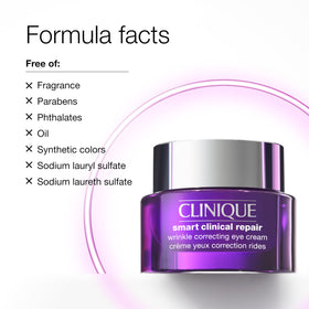 Clinique jar on bathroom shelf in routine setting showing daily use benefit