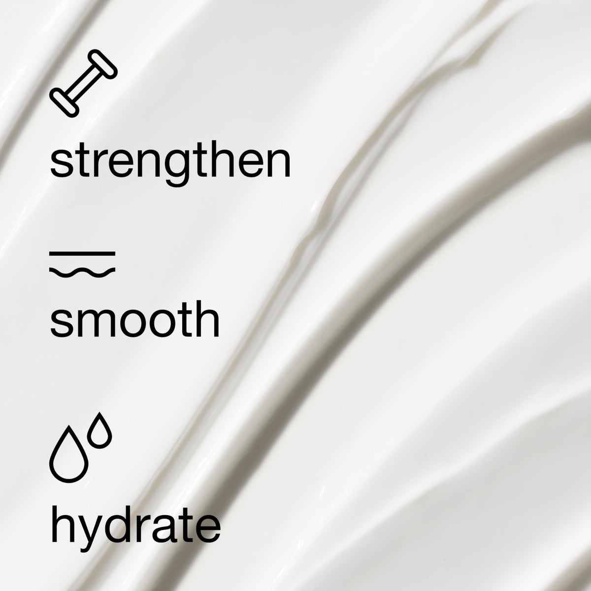 Clinique packaging with peptide graphic emphasizing skin-strengthening benefit