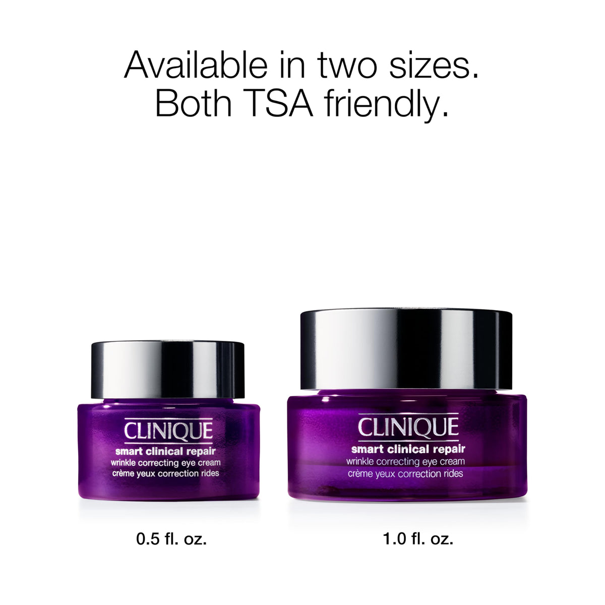 Clinique mini in a travel pouch illustrating on-the-go skincare benefit