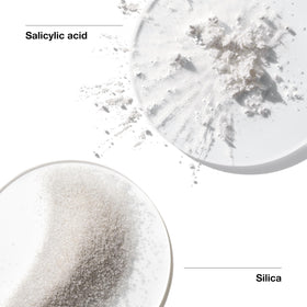 Clinique bamboo powder detail view illustrating physical exfoliant for polished skin