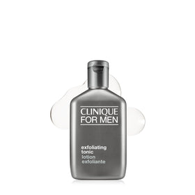 Clinique front packaging showing bottle and clear label, clarifies product purpose