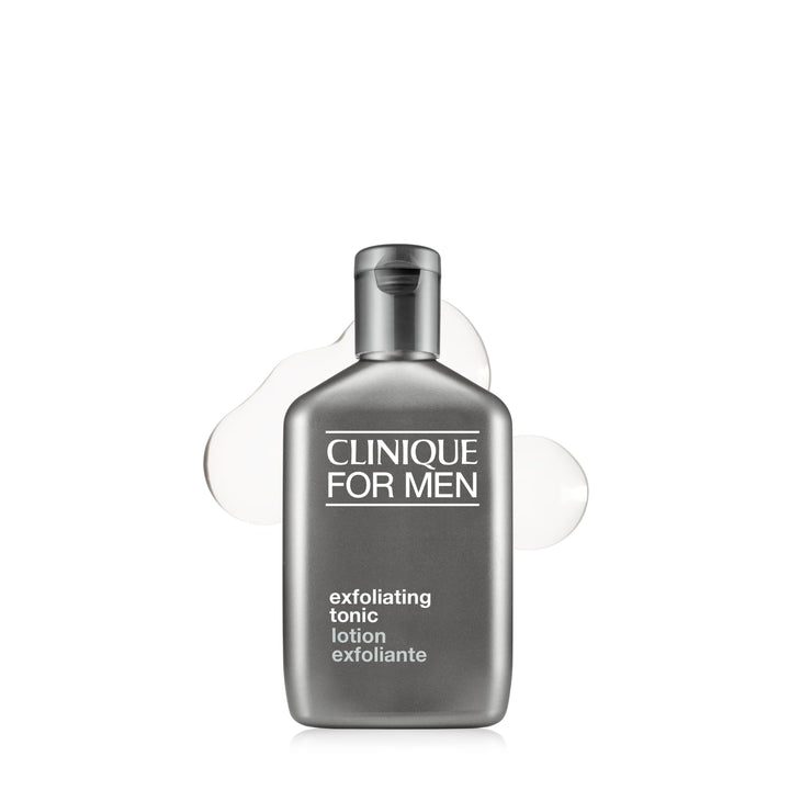 Clinique front packaging showing bottle and clear label, clarifies product purpose