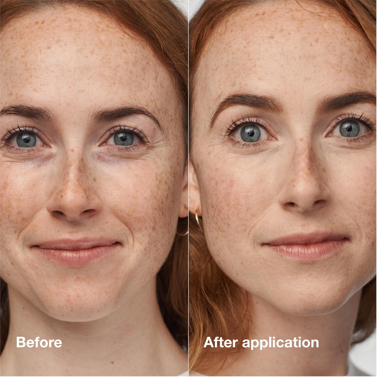 Clinique foundation texture swatch on skin highlighting smooth, matte coverage