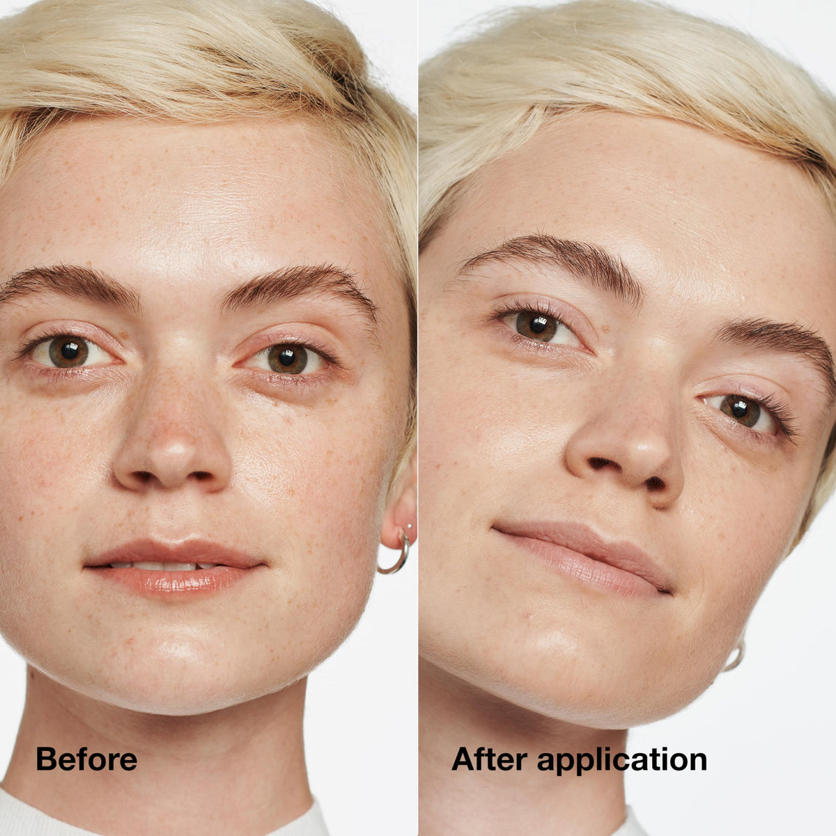 Clinique foundation texture close-up showing creamy formula and smooth blendability
