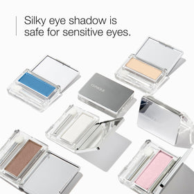 Clinique French Vanilla pan close-up reveals silky powder texture for smooth blending