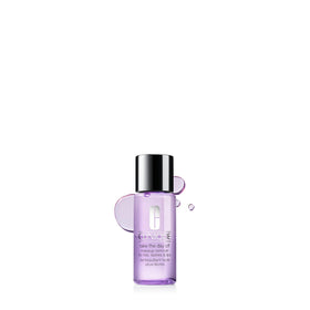 Clinique front bottle shot showing Take The Day Off packaging and clear solution benefit