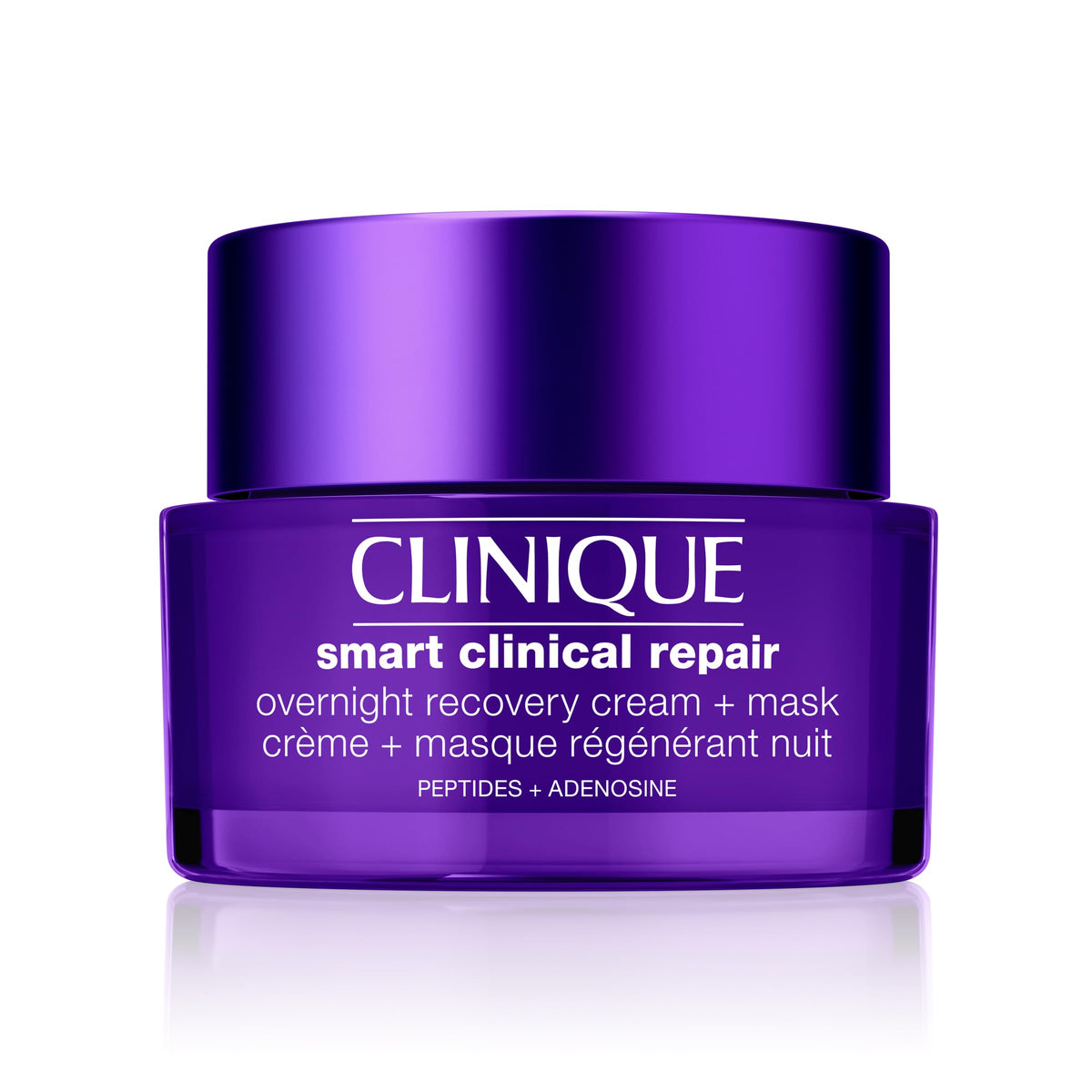 Clinique front jar packaging showing product and label, clear hydration benefits