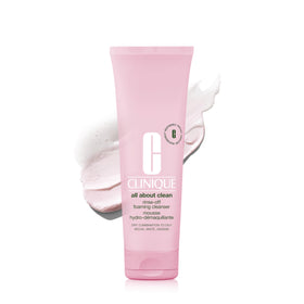 Clinique front packaging showing bottle and clear labeling for reliable cleansing