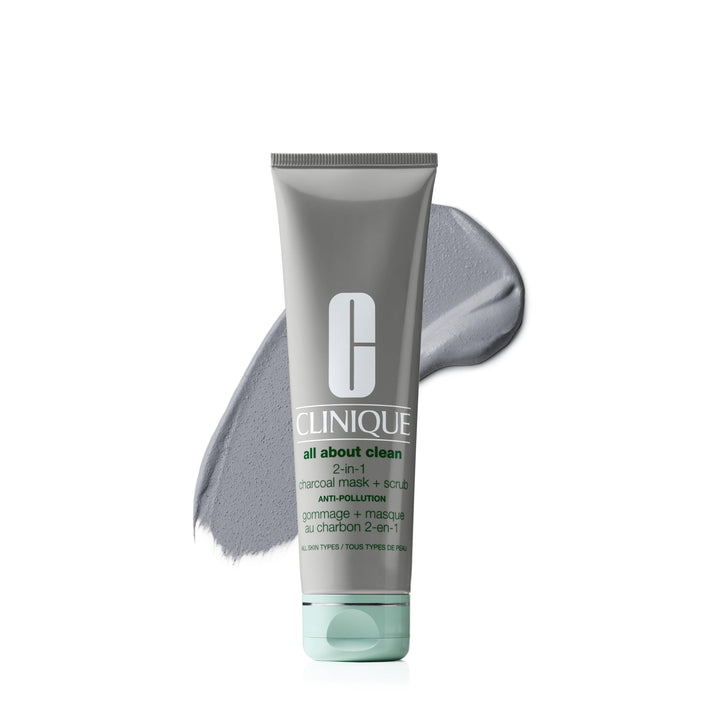 Clinique front packaging showing clean label and product benefit