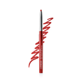 Clinique Quickliner front packaging showing cranberry shade and twist-up design benefit