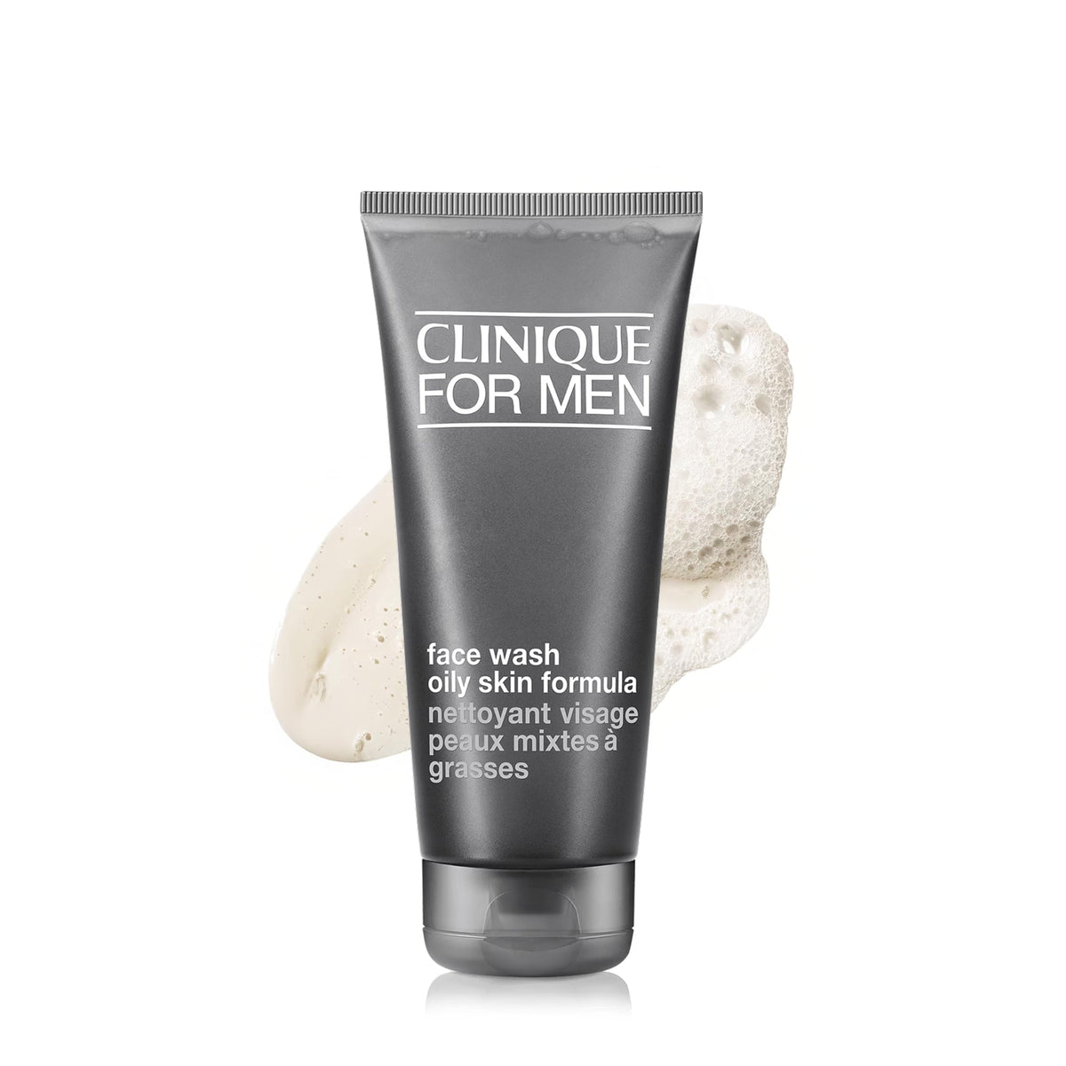 Clinique front packaging showing bottle and label for clear identification and trust