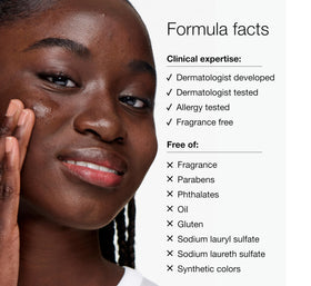 Clinique gel applied to skin as spot treatment demonstrating quick absorption