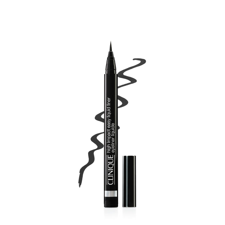 Clinique front packaging showing pen and bold black shade benefit