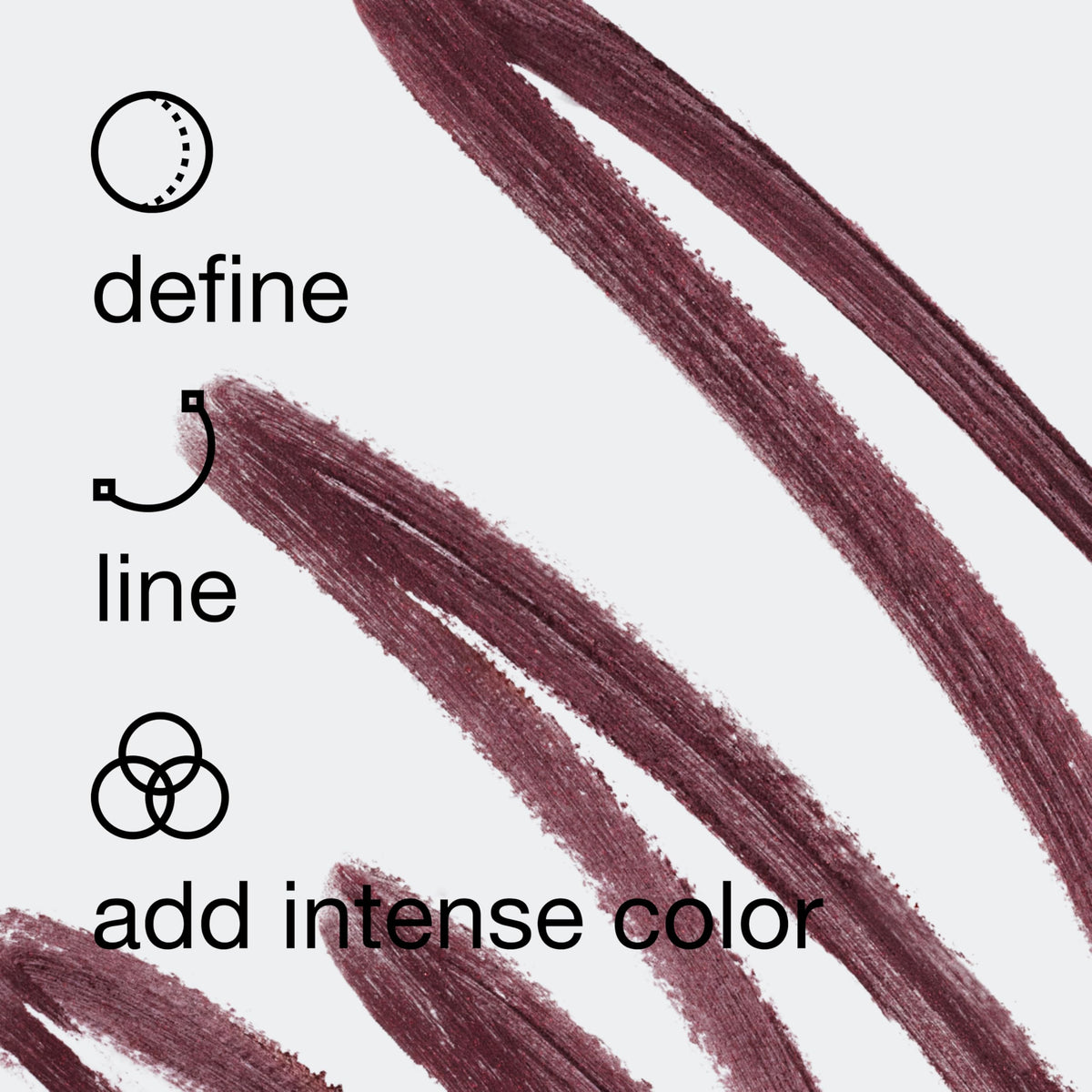 Clinique eyeliner applied on eye demonstrating long-lasting definition and waterline safety