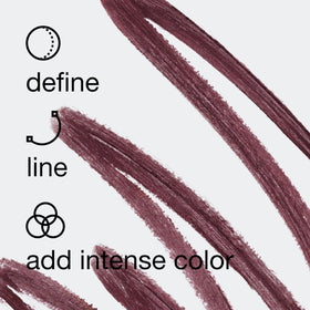 Clinique eyeliner applied on eye demonstrating long-lasting definition and waterline safety