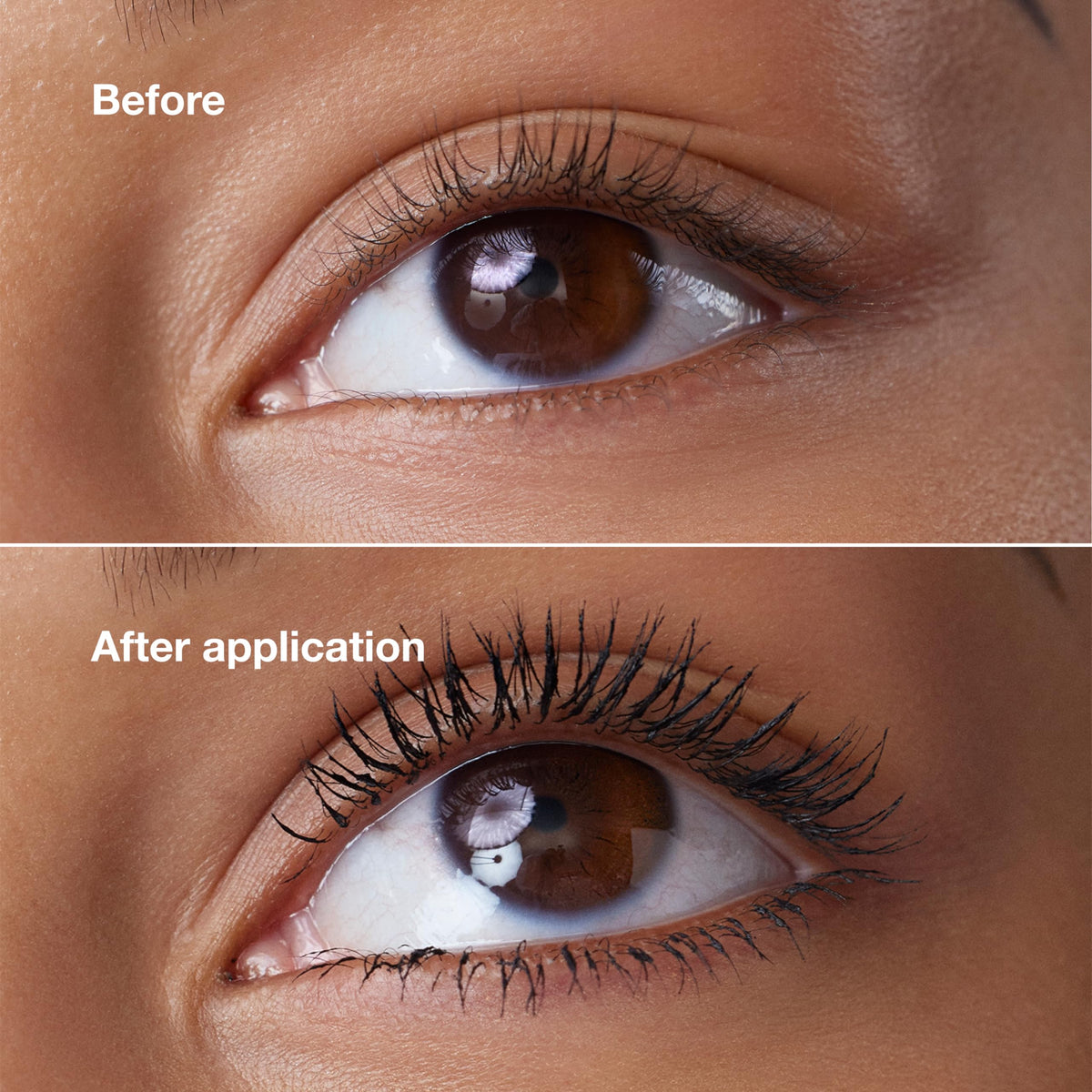 Clinique wand and wavy bristles close-up showing precision tip and even coating benefit